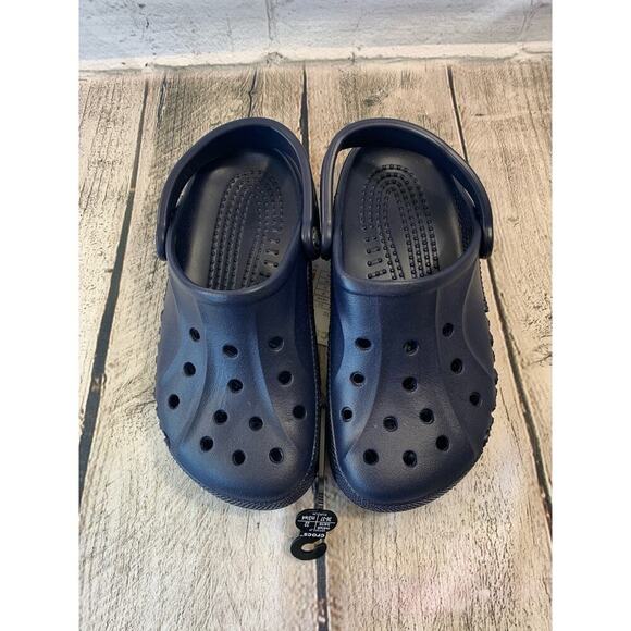 CROCS Adult Unisex Baya Navy Clogs / Size: M4 W6 - Picture 1 of 7